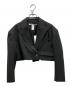 JOSE MOON（ジョゼムーン）の古着「クロップショートテーラードJKT」｜グレー