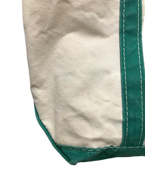 L.L.Bean（エルエルビーン）L.L.Bean (エルエルビーン) 80`Sビーントートキャンバスバッグ ベージュ×グリーン サイズ:FREEの古着・服飾アイテム