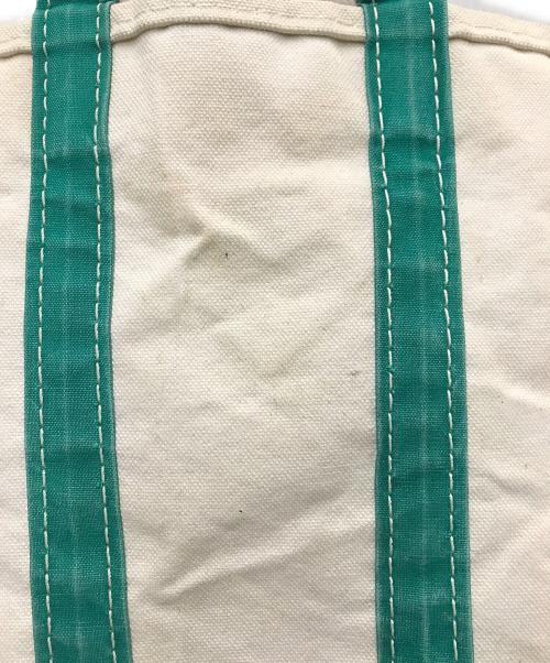L.L.Bean（エルエルビーン）L.L.Bean (エルエルビーン) 80`Sビーントートキャンバスバッグ ベージュ×グリーン サイズ:FREEの古着・服飾アイテム