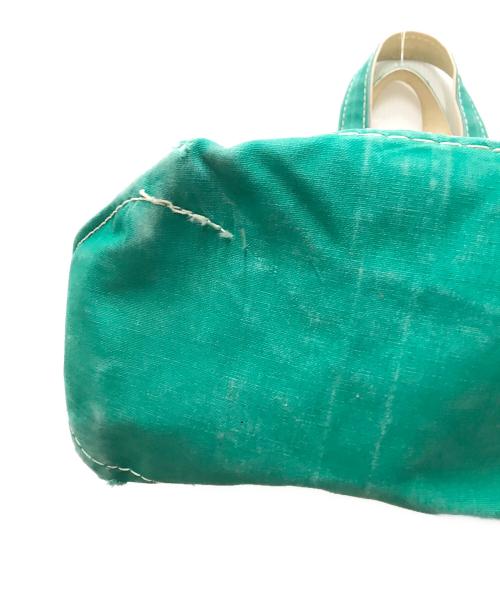 L.L.Bean（エルエルビーン）L.L.Bean (エルエルビーン) 80`Sビーントートキャンバスバッグ ベージュ×グリーン サイズ:FREEの古着・服飾アイテム