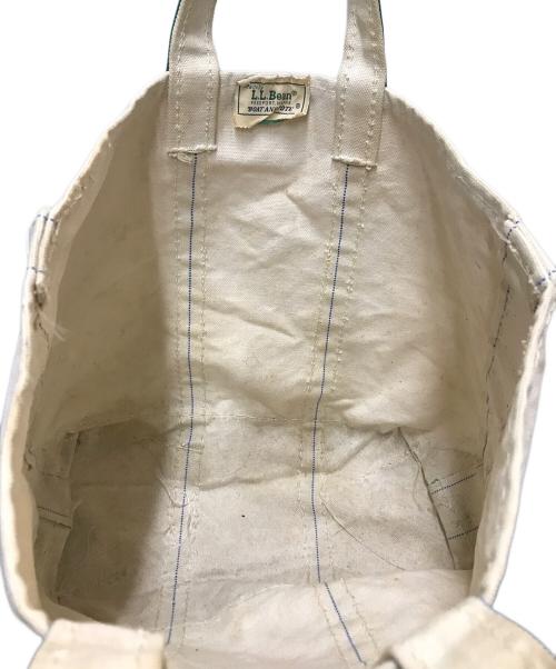 L.L.Bean（エルエルビーン）L.L.Bean (エルエルビーン) 80`Sビーントートキャンバスバッグ ベージュ×グリーン サイズ:FREEの古着・服飾アイテム