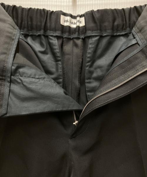JIL SANDER（ジルサンダー）JIL SANDER (ジルサンダー) ウールギャバジンスラックス ブラック サイズ:46の古着・服飾アイテム