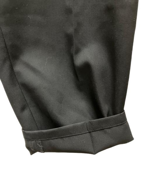 JIL SANDER（ジルサンダー）JIL SANDER (ジルサンダー) ウールギャバジンスラックス ブラック サイズ:46の古着・服飾アイテム