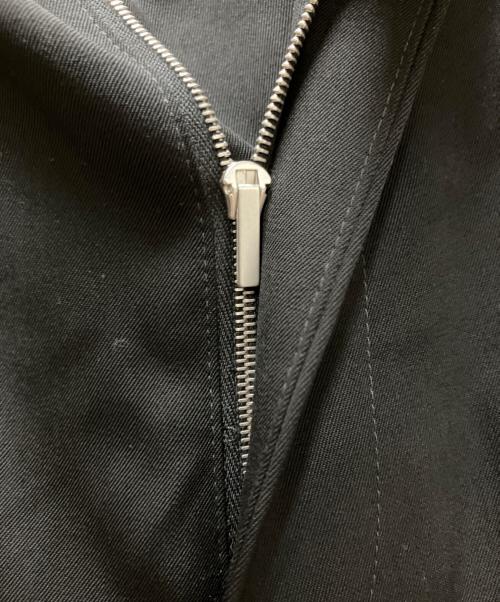JIL SANDER（ジルサンダー）JIL SANDER (ジルサンダー) ウールギャバジンスラックス ブラック サイズ:46の古着・服飾アイテム