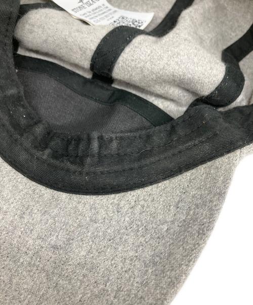 STONE ISLAND（ストーンアイランド）STONE ISLAND (ストーンアイランド) ウールジェットキャップ グレー サイズ:Lの古着・服飾アイテム