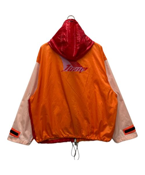 HERON PRESTON（ヘロンプレストン）HERON PRESTON (ヘロンプレストン) JUMP HOODED WINDBREAKER レッド サイズ:Lの古着・服飾アイテム
