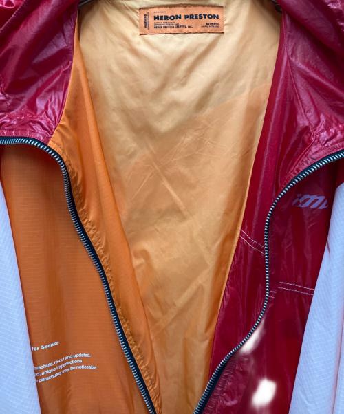 HERON PRESTON（ヘロンプレストン）HERON PRESTON (ヘロンプレストン) JUMP HOODED WINDBREAKER レッド サイズ:Lの古着・服飾アイテム