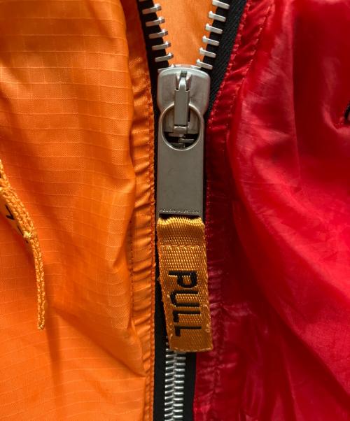 HERON PRESTON（ヘロンプレストン）HERON PRESTON (ヘロンプレストン) JUMP HOODED WINDBREAKER レッド サイズ:Lの古着・服飾アイテム