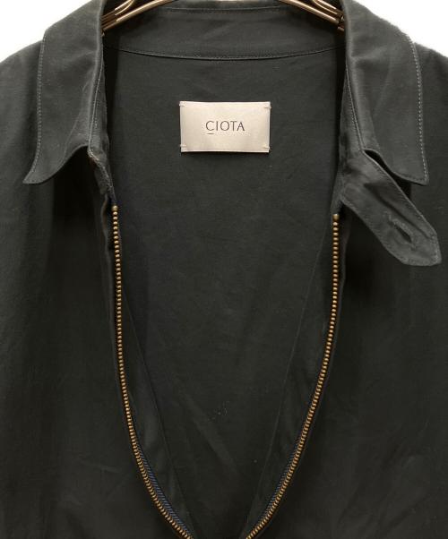 CIOTA（シオタ）CIOTA (シオタ) スビンコットンギャバジンスイングトップ ブラック サイズ:5の古着・服飾アイテム
