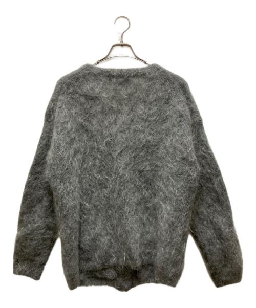 UNUSED（アンユーズド）UNUSED (アンユーズド) モヘアカーディガン グレー サイズ:4の古着・服飾アイテム