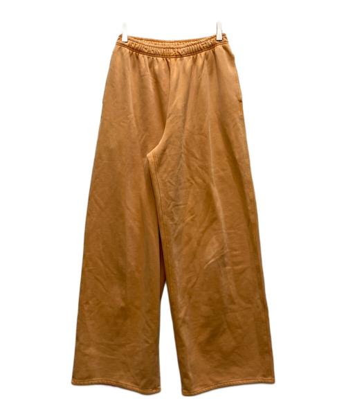 Acne studios（アクネ ストゥディオズ）ACNE STUDIOS (アクネ ストゥディオズ) ウォッシュ加工 ロゴスウェットパンツ オレンジ サイズ:XXSの古着・服飾アイテム
