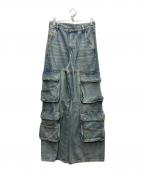 DIESELディーゼル）の古着「D-SIRE-CARGO デニムパンツ」｜ブルー