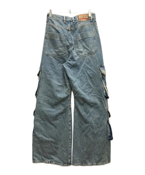 DIESEL（ディーゼル）DIESEL (ディーゼル) D-SIRE-CARGO デニムパンツ ブルー サイズ:Ｗ24の古着・服飾アイテム