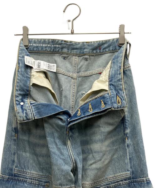 DIESEL（ディーゼル）DIESEL (ディーゼル) D-SIRE-CARGO デニムパンツ ブルー サイズ:Ｗ24の古着・服飾アイテム