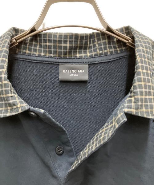 BALENCIAGA（バレンシアガ）BALENCIAGA (バレンシアガ) Unity Sport Long-Sleeved Polo Shirt ブラック サイズ:3の古着・服飾アイテム