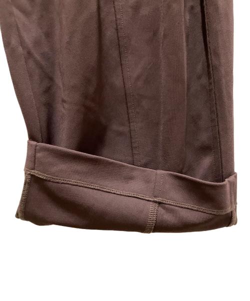 LEMAIRE（ルメール）LEMAIRE (ルメール) リラックスボリュームパンツ ブラウン サイズ:Sの古着・服飾アイテム