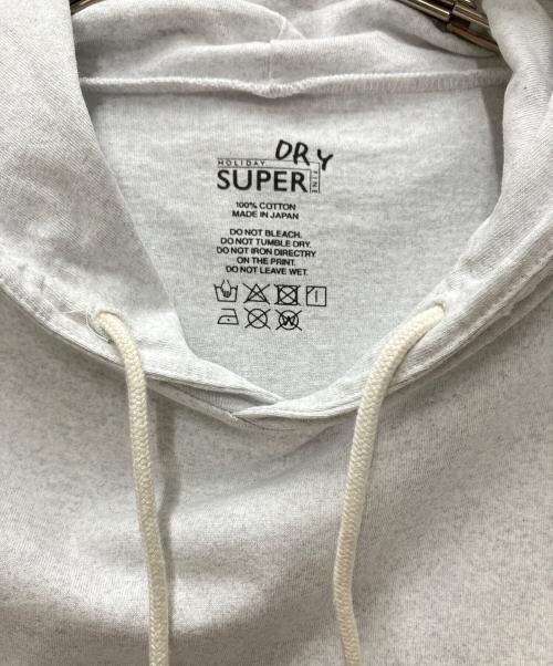 holiday（ホリデー）HOLIDAY (ホリデー) SUPER FINE DRY DAMAGE L/S HOODED DRESS グレー サイズ:FREEの古着・服飾アイテム