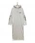 HOLIDAY（ホリデー）の古着「SUPER FINE DRY DAMAGE L/S HOODED DRESS」｜グレー
