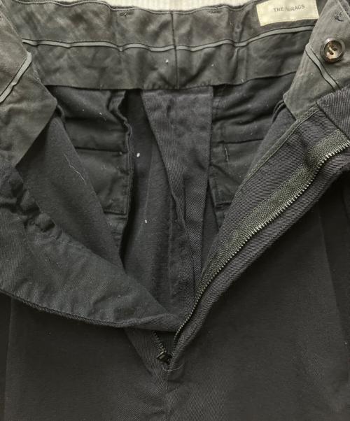 THE RERACS（ザ リラクス）THE RERACS (ザ リラクス) 2TUCK WIDE ネイビー サイズ:46の古着・服飾アイテム