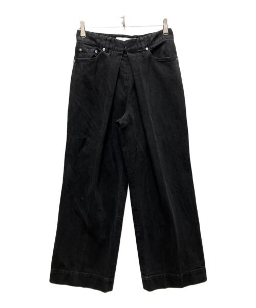 JOHN LAWRENCE SULLIVAN（ジョン ローレンス サリバン）JOHN LAWRENCE SULLIVAN (ジョン ローレンス サリバン) Rigid Denim Wide Pants ブラック サイズ:44の古着・服飾アイテム
