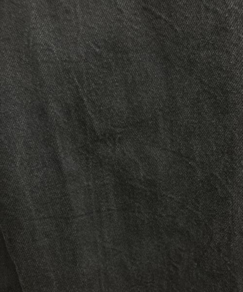JOHN LAWRENCE SULLIVAN（ジョン ローレンス サリバン）JOHN LAWRENCE SULLIVAN (ジョン ローレンス サリバン) Rigid Denim Wide Pants ブラック サイズ:44の古着・服飾アイテム