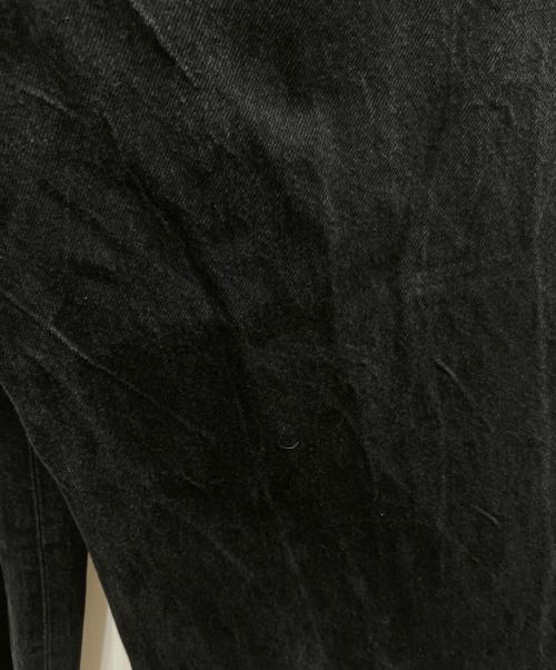 JOHN LAWRENCE SULLIVAN（ジョン ローレンス サリバン）JOHN LAWRENCE SULLIVAN (ジョン ローレンス サリバン) Rigid Denim Wide Pants ブラック サイズ:44の古着・服飾アイテム