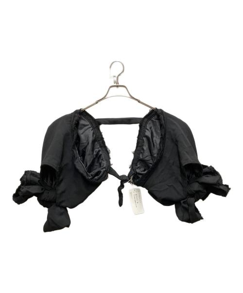 COMME des GARCONS COMME des GARCONS（コムデギャルソン コムデギャルソン）COMME des GARCONS COMME des GARCONS (コムデギャルソン コムデギャルソン) リボン パフスリーブ つけ袖 ハーネス ブラック サイズ:Sの古着・服飾アイテム