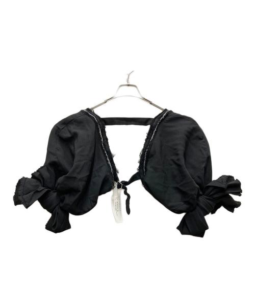 COMME des GARCONS COMME des GARCONS（コムデギャルソン コムデギャルソン）COMME des GARCONS COMME des GARCONS (コムデギャルソン コムデギャルソン) リボン パフスリーブ つけ袖 ハーネス ブラック サイズ:Sの古着・服飾アイテム