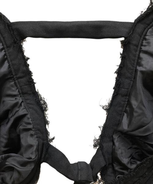 COMME des GARCONS COMME des GARCONS（コムデギャルソン コムデギャルソン）COMME des GARCONS COMME des GARCONS (コムデギャルソン コムデギャルソン) リボン パフスリーブ つけ袖 ハーネス ブラック サイズ:Sの古着・服飾アイテム
