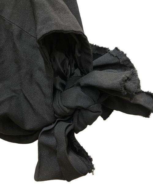 COMME des GARCONS COMME des GARCONS（コムデギャルソン コムデギャルソン）COMME des GARCONS COMME des GARCONS (コムデギャルソン コムデギャルソン) リボン パフスリーブ つけ袖 ハーネス ブラック サイズ:Sの古着・服飾アイテム