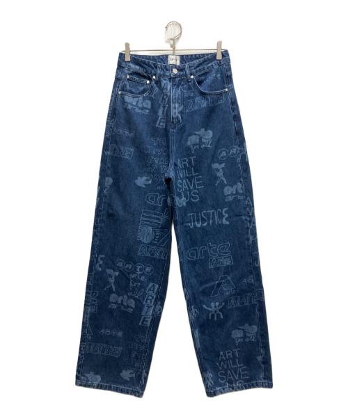 ARTE（アルテ）arte (アルテ) Art Saves Pants インディゴ サイズ:Ｗ28の古着・服飾アイテム