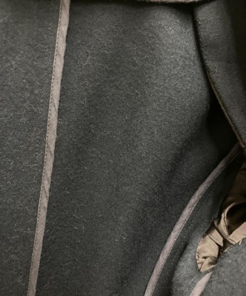 FENDI（フェンディ）FENDI (フェンディ) カシミヤ混 セーブルファーウールコート ブラック サイズ:38の古着・服飾アイテム