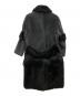 BOTTEGA VENETA (ボッテガベネタ) ムートンコート グレー×ブラック サイズ:38：80000円