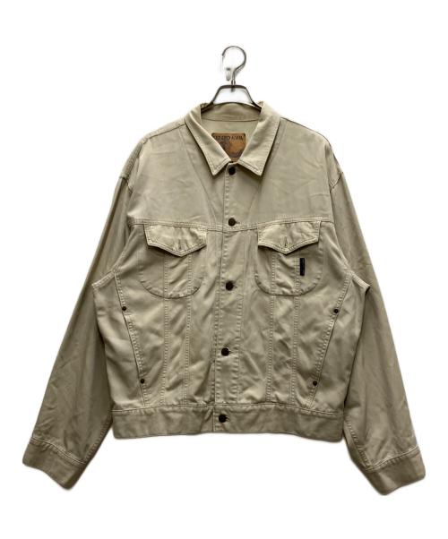 KENZO JEANS（ケンゾージーンズ）KENZO JEANS (ケンゾージーンズ) 90`Sトラッカージャケット ベージュ サイズ:Lの古着・服飾アイテム
