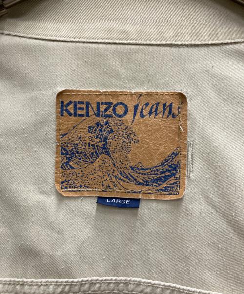 KENZO JEANS（ケンゾージーンズ）KENZO JEANS (ケンゾージーンズ) 90`Sトラッカージャケット ベージュ サイズ:Lの古着・服飾アイテム