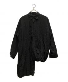 YOHJI YAMAMOTO（ヨウジヤマモト）の古着「Cellulose Layered Blouse」｜ブラック