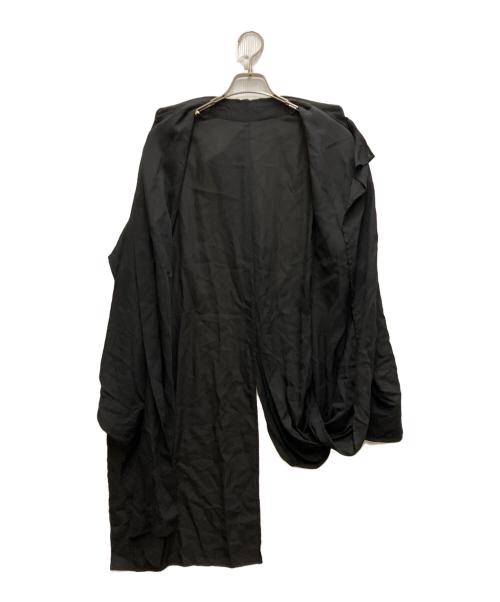 YOHJI YAMAMOTO（ヨウジヤマモト）YOHJI YAMAMOTO (ヨウジヤマモト) Cellulose Layered Blouse ブラック サイズ:1の古着・服飾アイテム