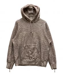 UNDERCOVER（アンダーカバー）の古着「ジップデザイン転写パーカー」｜パープル