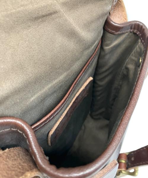SLOW（スロウ）SLOW (スロウ) ハンティングショルダーバッグ ブラウンの古着・服飾アイテム