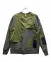 UN3D. (アンスリード) MA-1 VEST DOCKING SWEAT グレー×グリーン サイズ:36：23000円