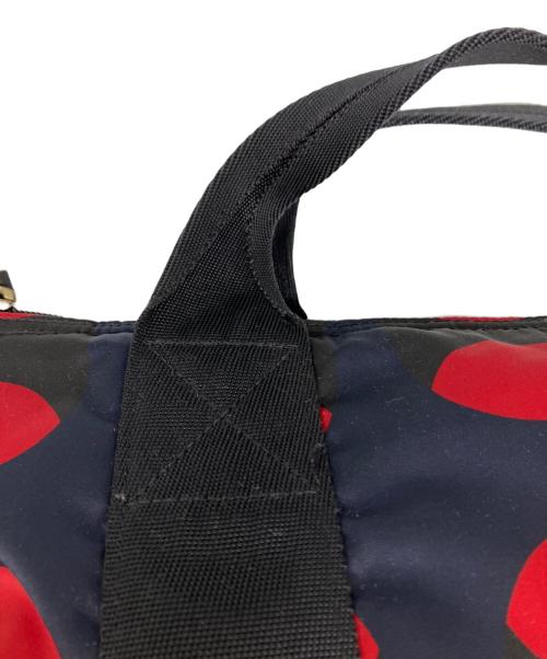 PORTER（ポーター）PORTER (ポーター) MARNI (マルニ) ドット2WAYリュック ネイビー×レッドの古着・服飾アイテム
