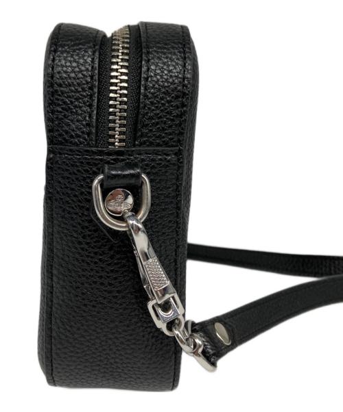 Vivienne Westwood（ヴィヴィアンウエストウッド）Vivienne Westwood (ヴィヴィアンウエストウッド) VEGAN CAMERA BAG ブラックの古着・服飾アイテム