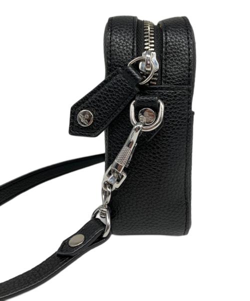 Vivienne Westwood（ヴィヴィアンウエストウッド）Vivienne Westwood (ヴィヴィアンウエストウッド) VEGAN CAMERA BAG ブラックの古着・服飾アイテム