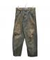 NVRFRGT（ネヴァーフォーゲット）の古着「3D TWIST WIDE LEG JEANS」｜ブルー