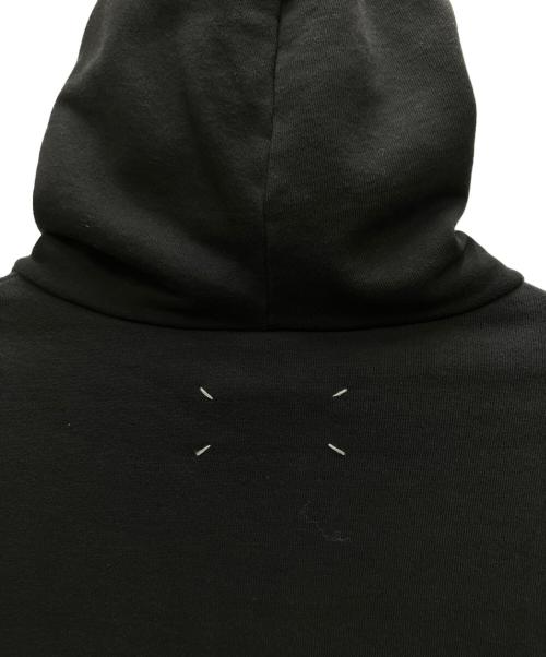Maison Margiela（メゾンマルジェラ）Maison Margiela (メゾンマルジェラ) 反転ロゴフーディ ブラック サイズ:44の古着・服飾アイテム