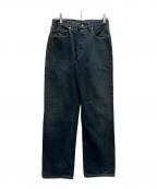 LEVI'Sリーバイス）の古着「80`s赤耳後染めデニムパンツ」｜ブラック