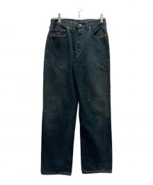 LEVI'S（リーバイス）の古着「80`s赤耳後染めデニムパンツ」｜ブラック