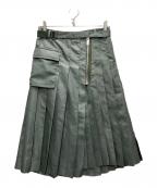 sacaiサカイ）の古着「NYLON TWILL SKIRT」｜グリーン