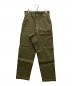 waiperワイパー）の古着「イギリス軍 1950’s ヴィンテージ グリーンデニム トラウザー」｜グリーン