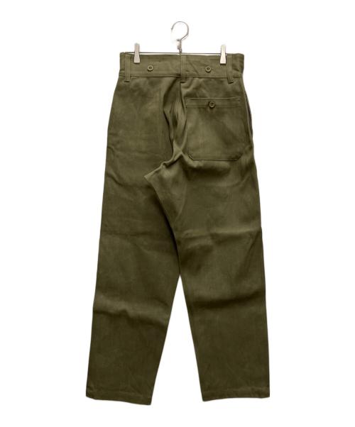waiper（ワイパー）WAIPER (ワイパー) イギリス軍 1950’s ヴィンテージ グリーンデニム トラウザー グリーン サイズ:No 6の古着・服飾アイテム
